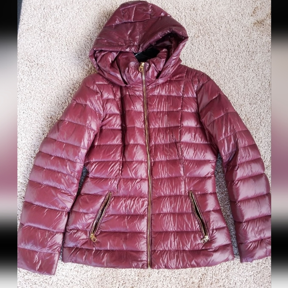 Maroon Calvin Klein Packable Down Jacket - image 1